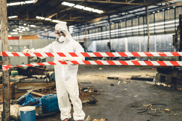 Professional Trauma Scene Cleanup technician working in Fulton, MO